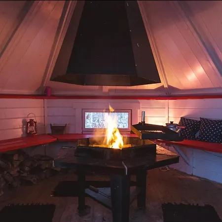 Luxurious Villa Kinos With Jacuzzi Rovaniemi Exterior foto