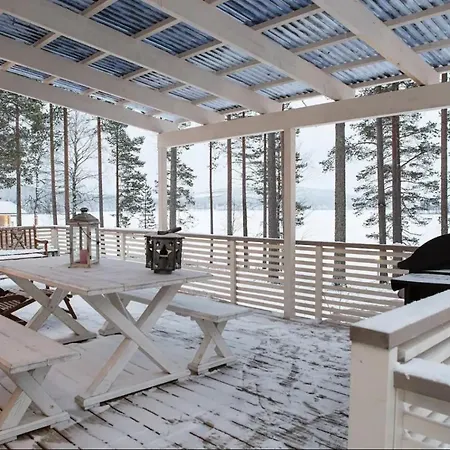 Luxurious Villa Kinos With Jacuzzi Rovaniemi Exterior foto