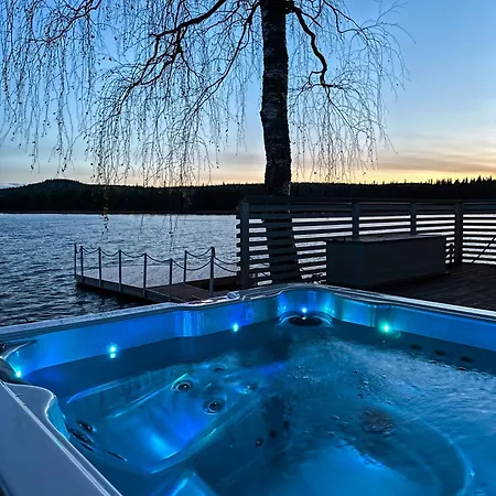 Luxurious Villa Kinos With Jacuzzi Rovaniemi Exterior foto